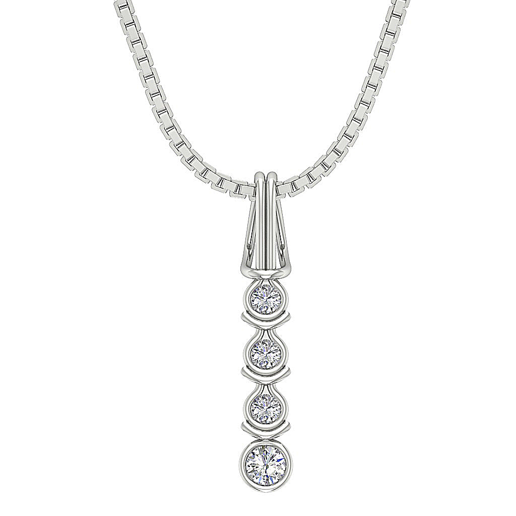 The Gunner Natural Diamond Designer Journey Pendant