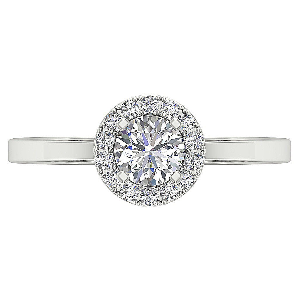 The Briana Simply Stunning Round Diamond 14k Solid Yellow Gold Solitaire Anniversary Ring