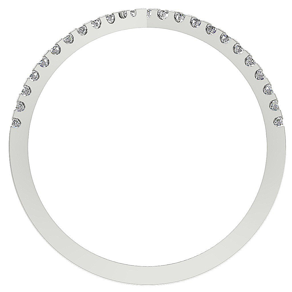 I1 G 0.60 Ct Engagement Ring Natural Diamond Cut Prong Set 14k Rose Gold 9.20 MM