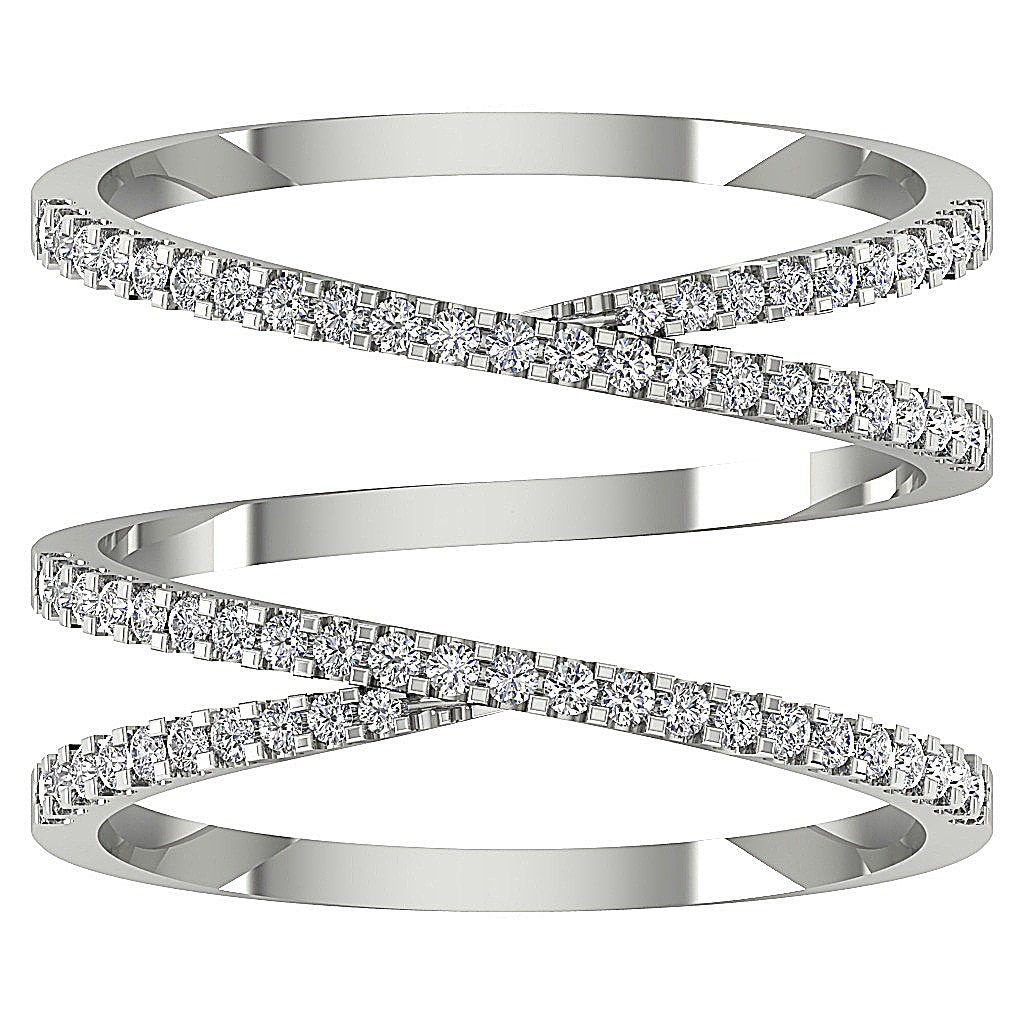 I1 G 0.60 Ct Engagement Ring Natural Diamond Cut Prong Set 14k Rose Gold 9.20 MM