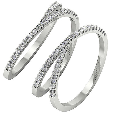 I1 G 0.60 Ct Engagement Ring Natural Diamond Cut Prong Set 14k Rose Gold 9.20 MM