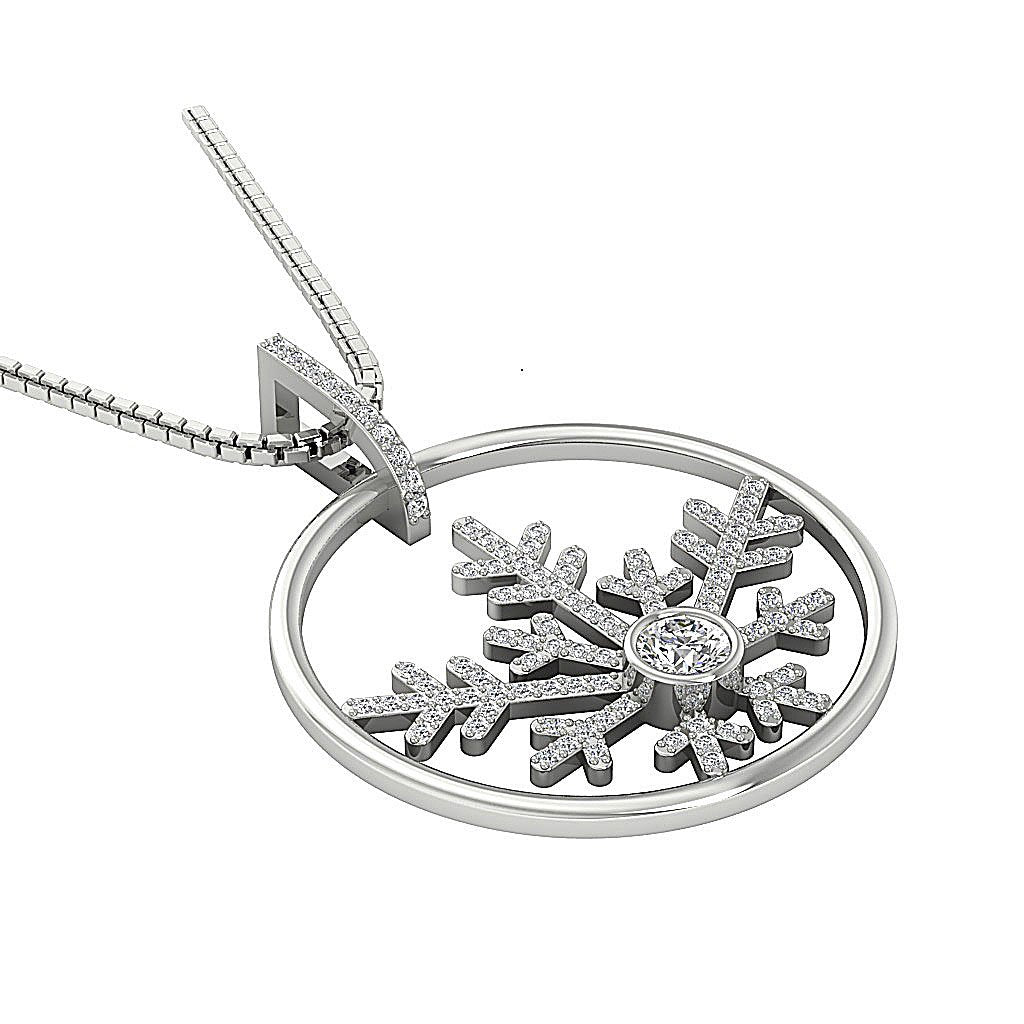 14k/18k Solid Gold Natural Diamonds SI1/I1 G 0.65 Carat Designer Fashion Pendants