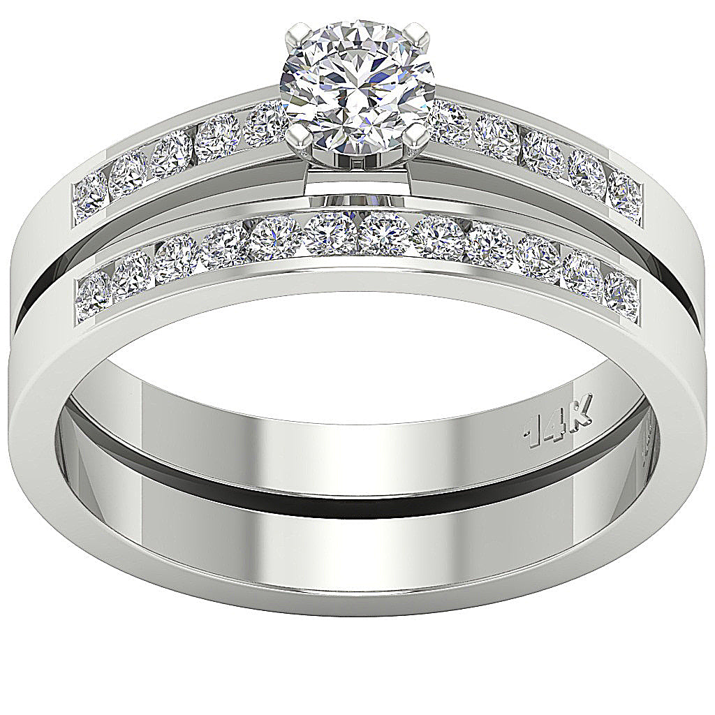 DesignerBridalRingSet14kGold