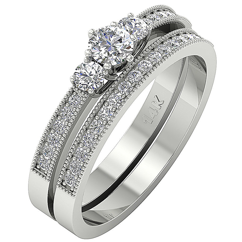 DesignerBridalWeddingRingProngSet