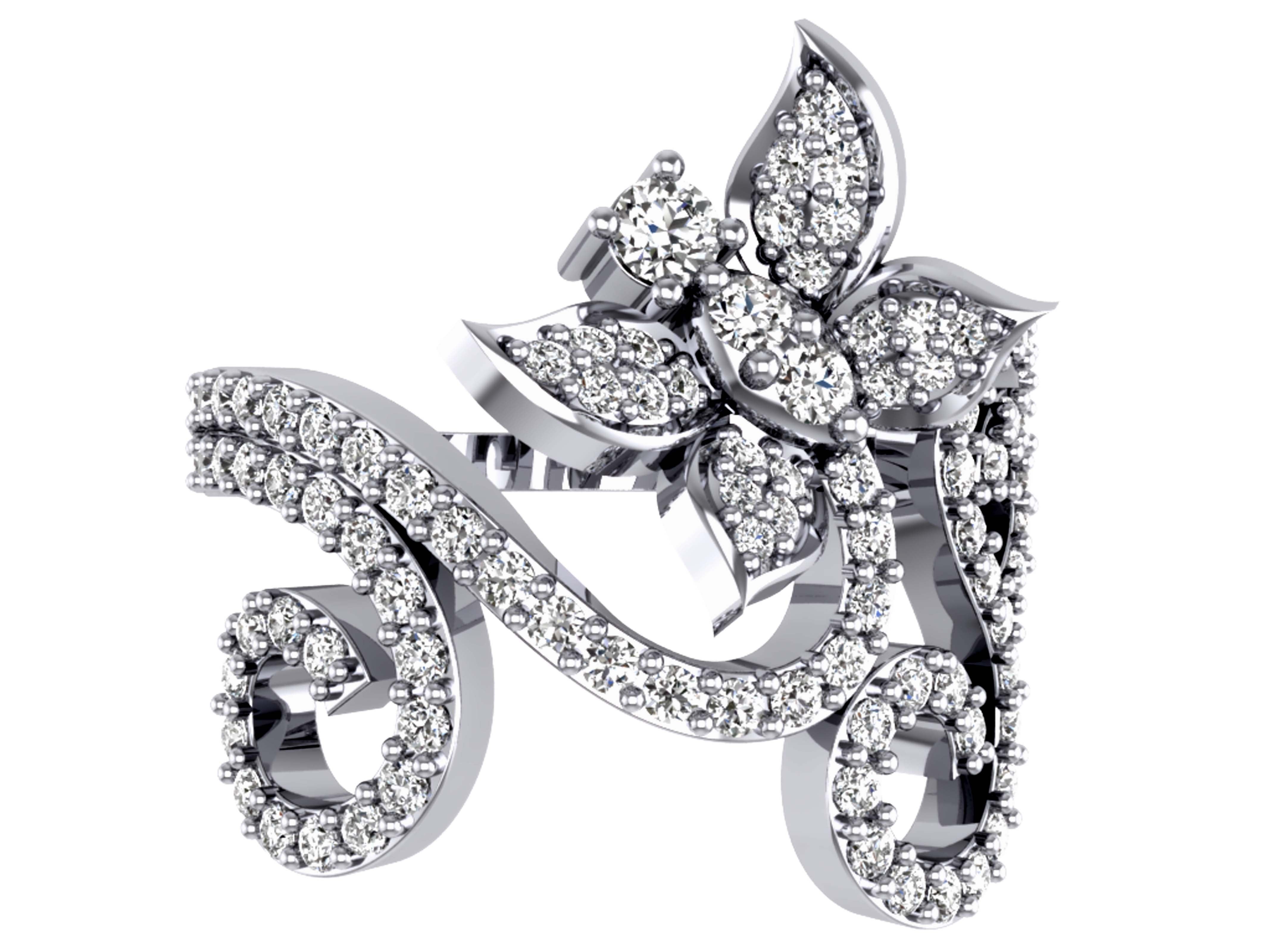 Engagement Round Diamond Ring 14K Solid Gold Prong Set SI1 G 1.00 Ct 19.30 MM