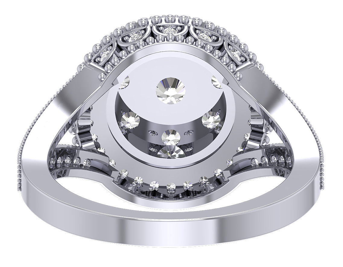 Diamond For Good Solitaire Diamond Engagement Ring I1 G 1.60 Carat 14K Rose Gold