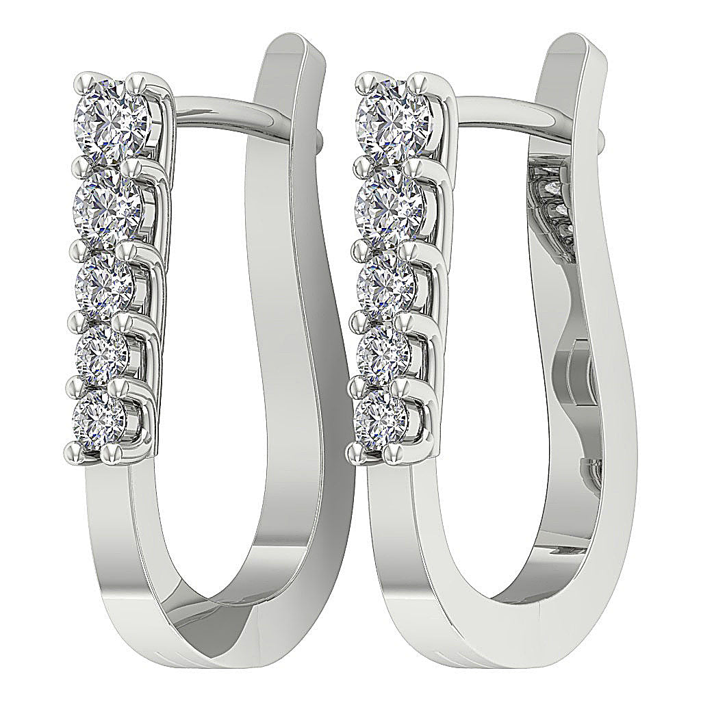 DesignerGenuineDiamond14kGoldEarring