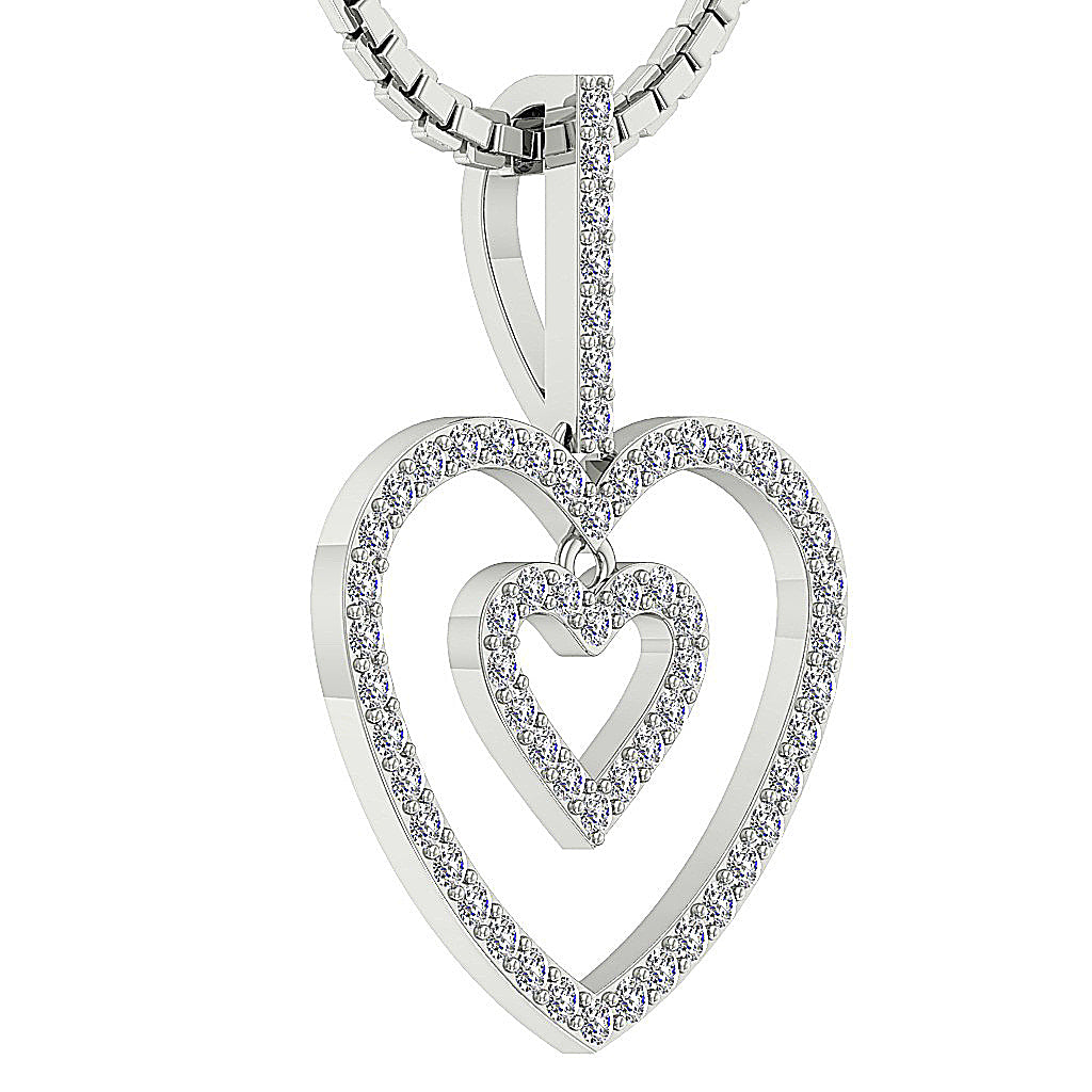 DesignerGenuineDiamond14kSolidGoldPendant