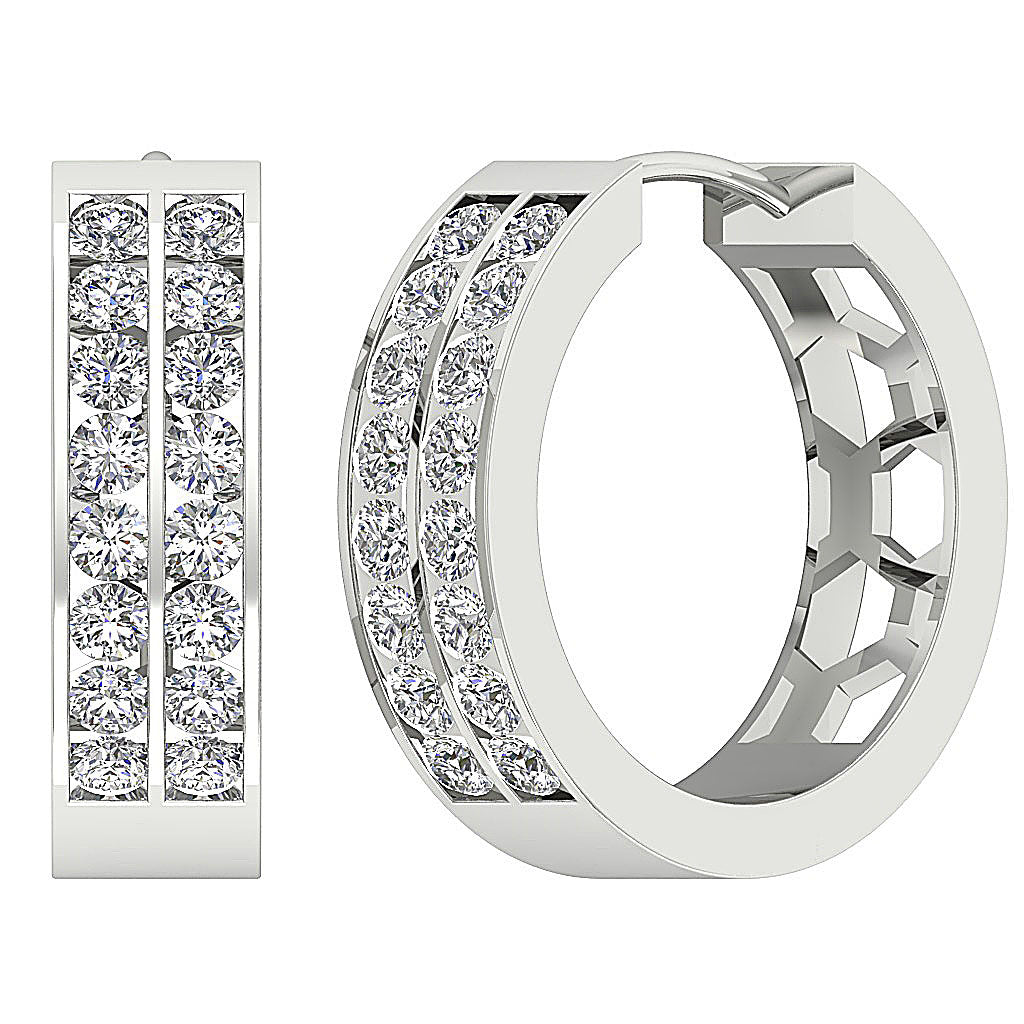 DesignerHoops14kSolidGoldEarring