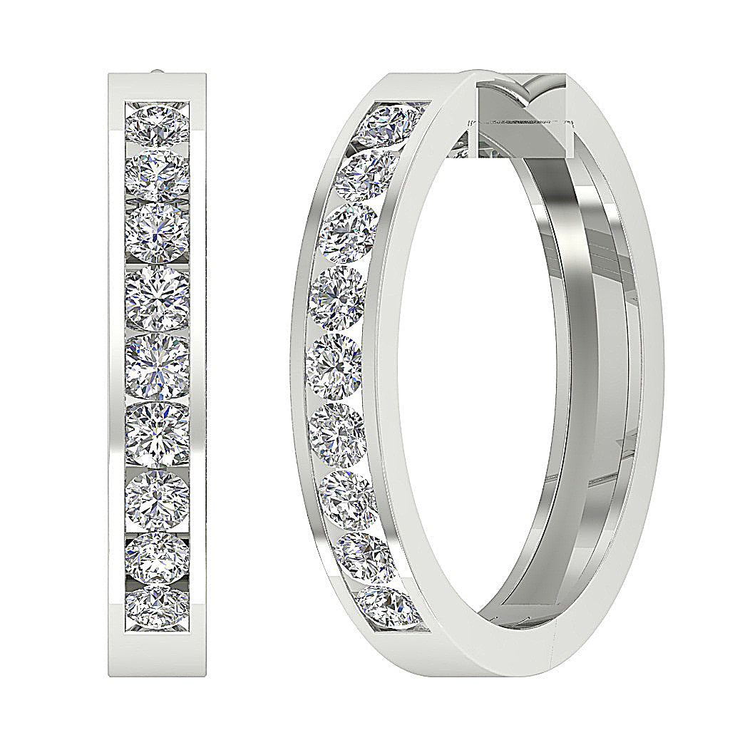DesignerHoops14kSolidGoldEarring