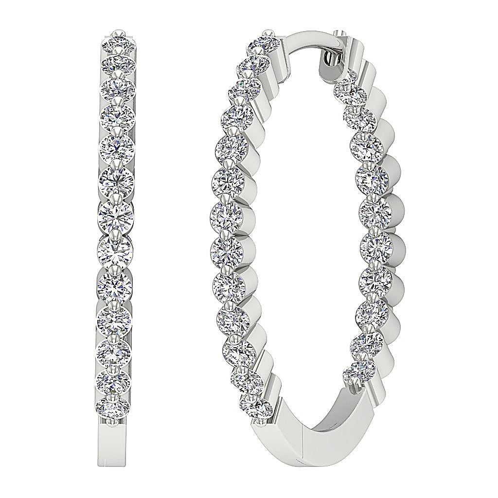 DesignerHoops14kGoldEarring