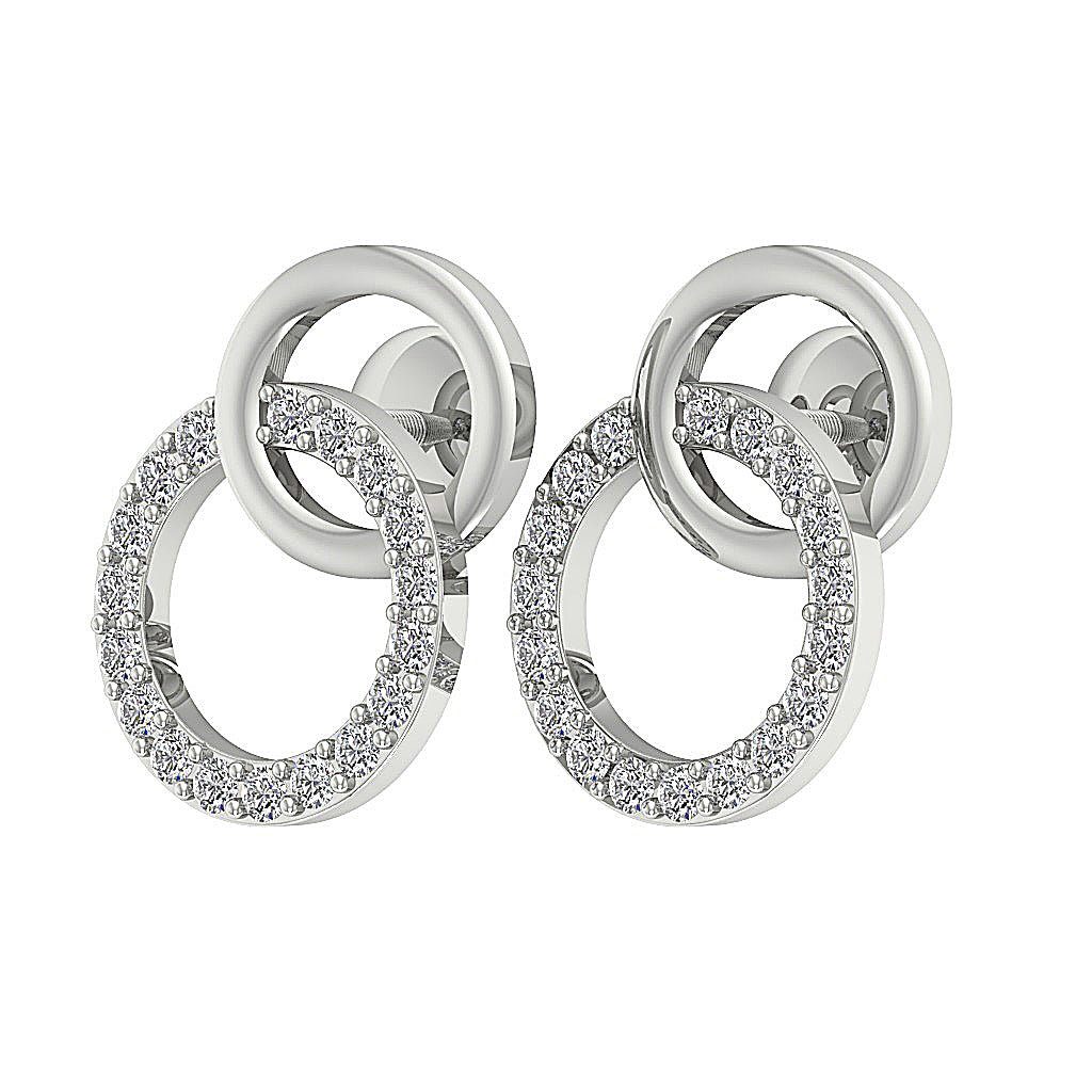 DesignerNaturalDiamond14kGoldEarring