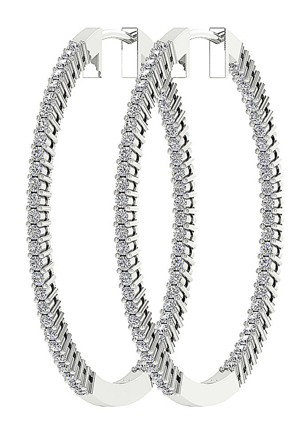 DesignerRoundDiamond14kGoldEarring