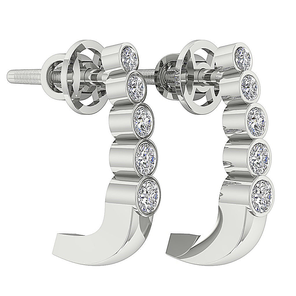 DesignerScrewBack14kSolidGoldEarringSet