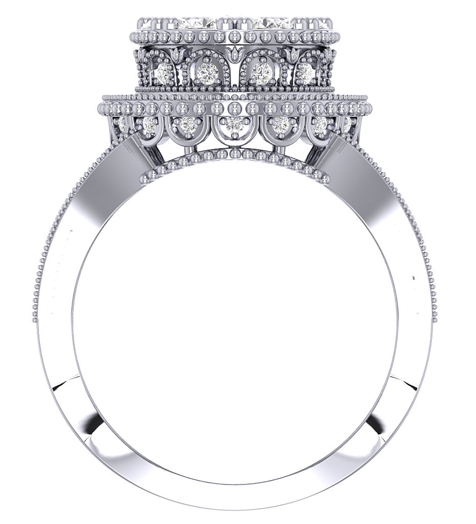 Diamond For Good Solitaire Diamond Engagement Ring I1 G 1.60 Carat 14K Rose Gold