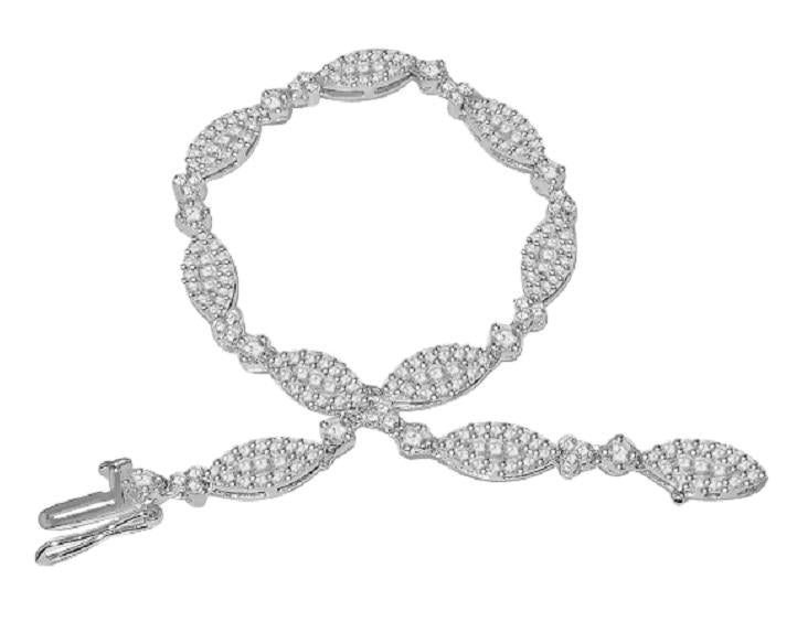 Designer Bracelet Natural Diamonds 14k/18k Solid Gold VVS1/VS1/SI1/I1 2.75 Ct Pave Set 7.00Inch