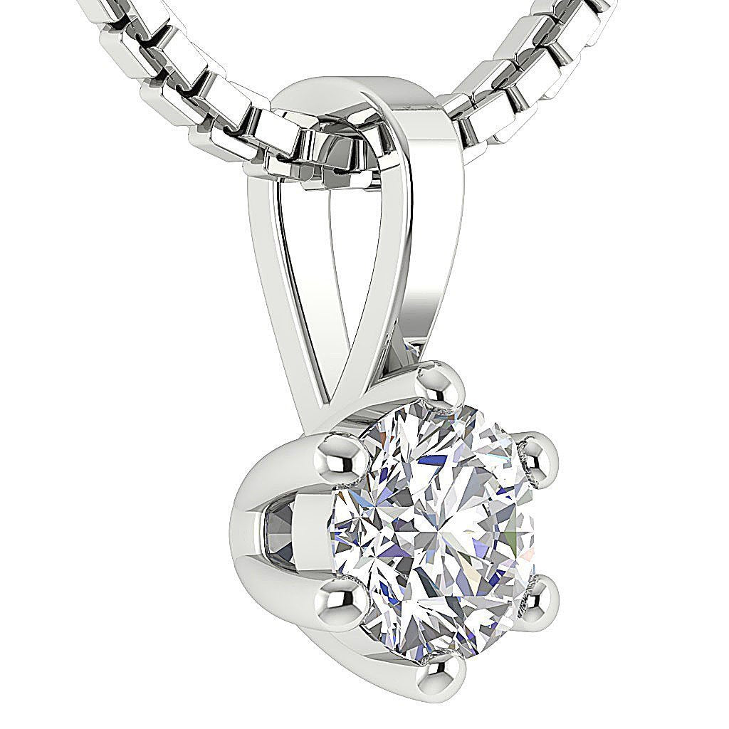 4.00 Carat Lab-Grown Diamond in 14K White Gold