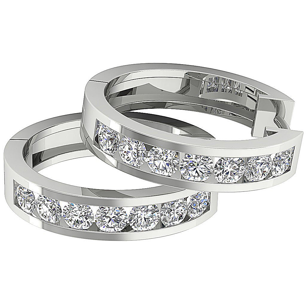 Designer Natural Diamond 14k Gold Earring