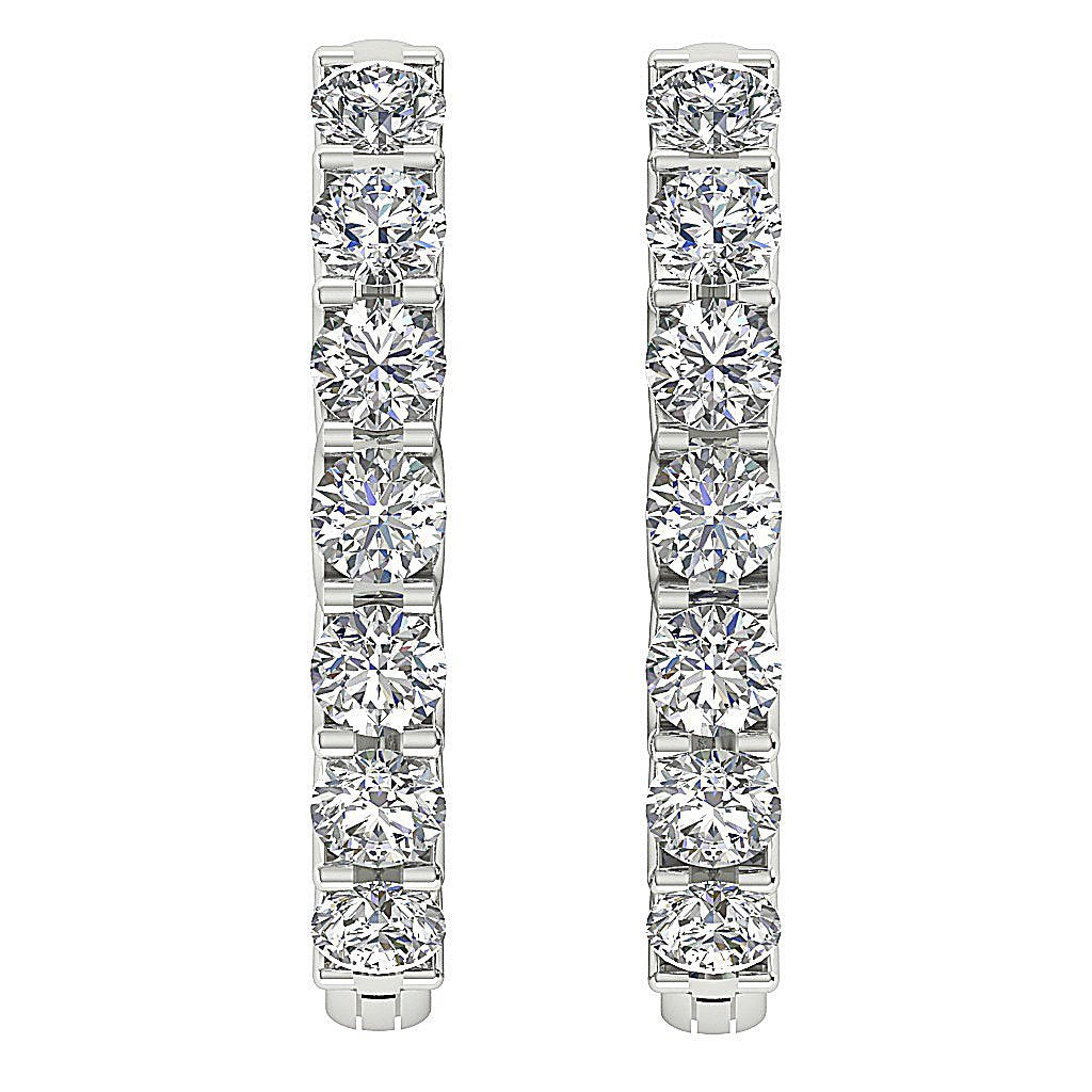DesignerNaturalDiamond14kWhiteGoldEarring
