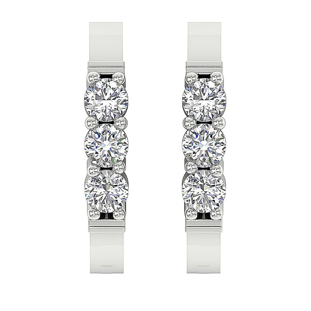 DesignerNaturalDiamond14kSolidGoldEarring