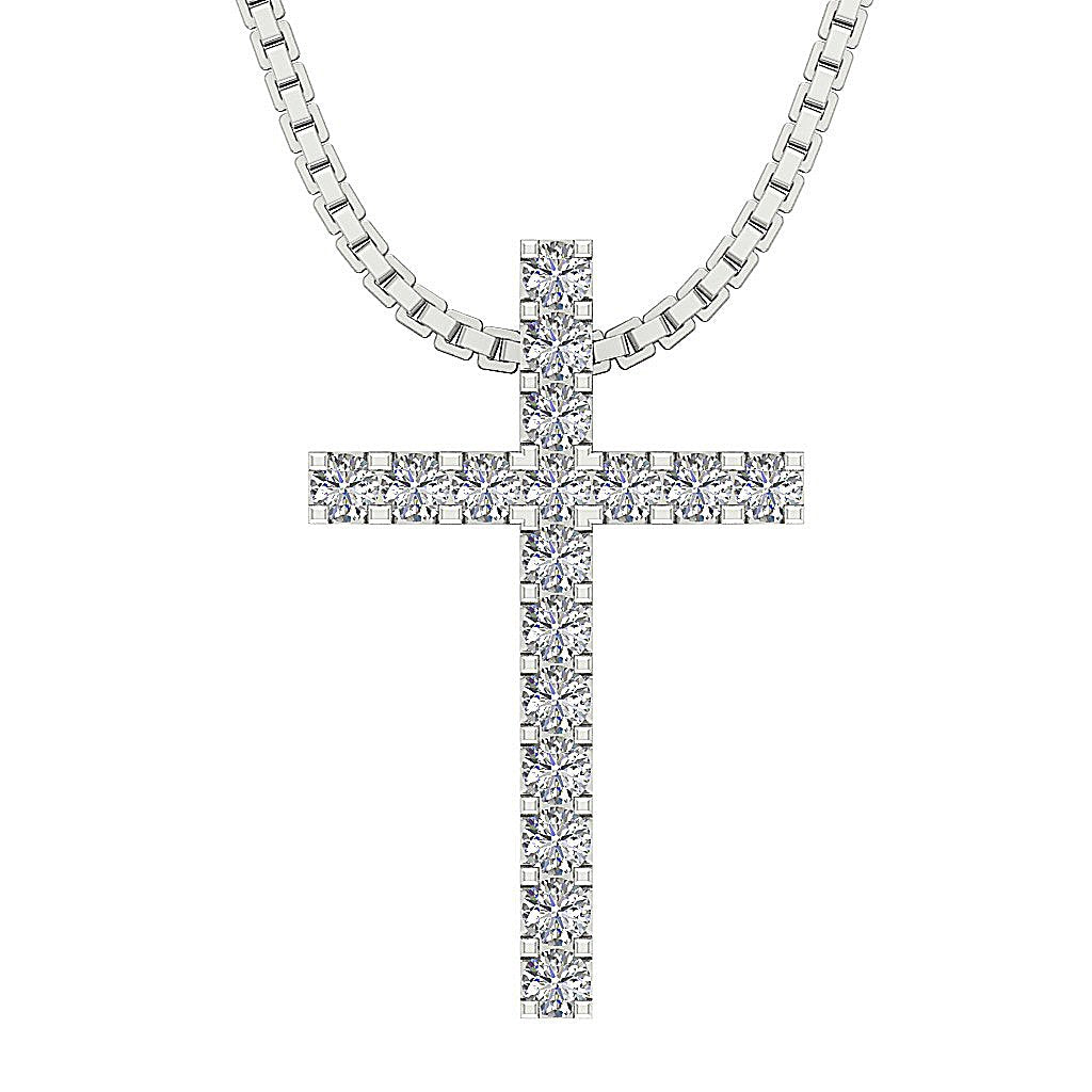 DesignerNaturalDiamond14kWhiteGoldPendants