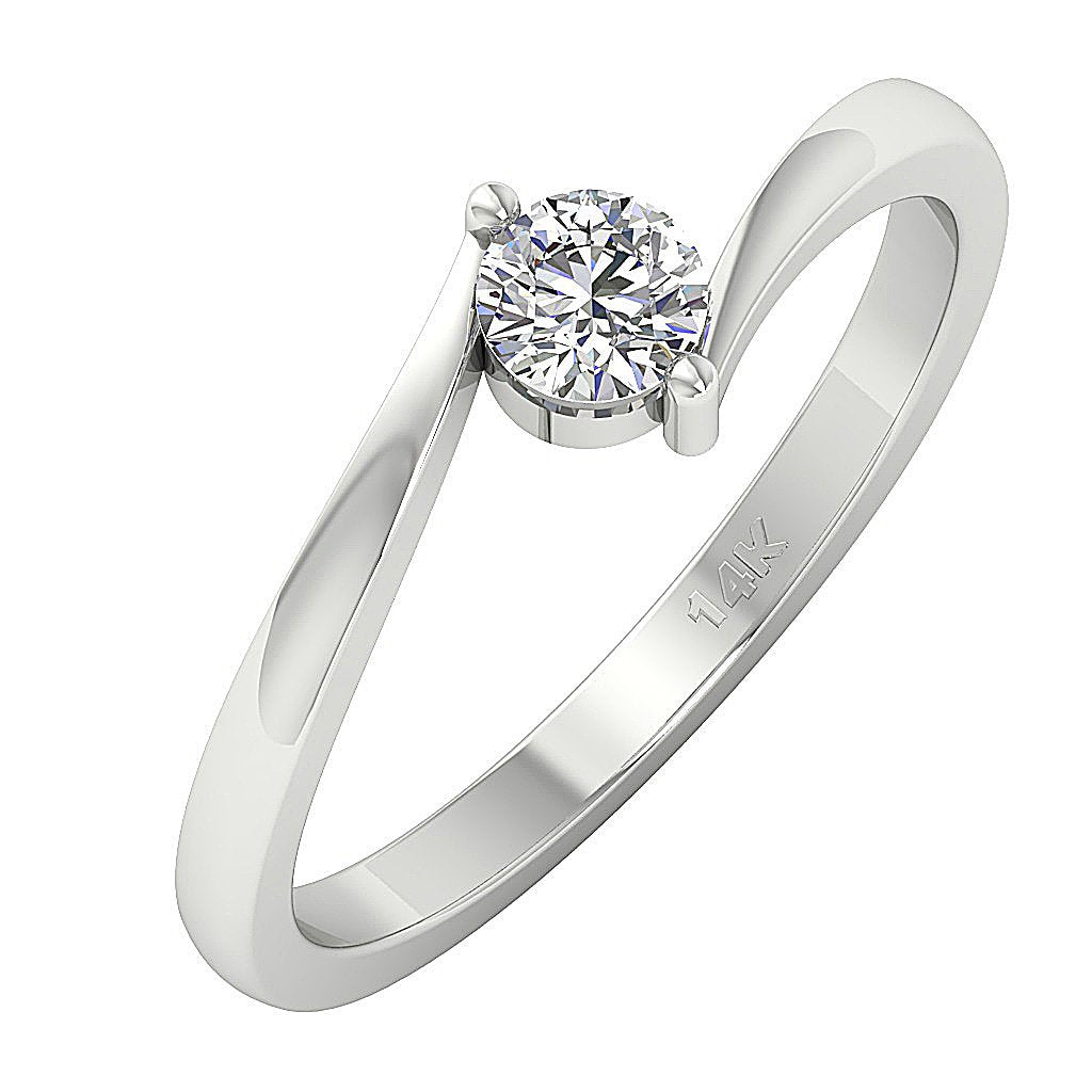 DesignerEngagementRing14kWhiteGold