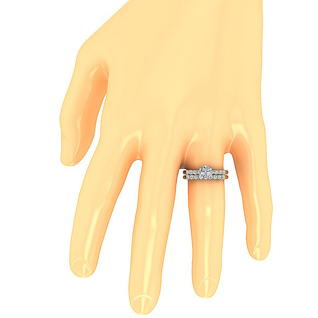 DiamondDesignerRingonFinger14kGold