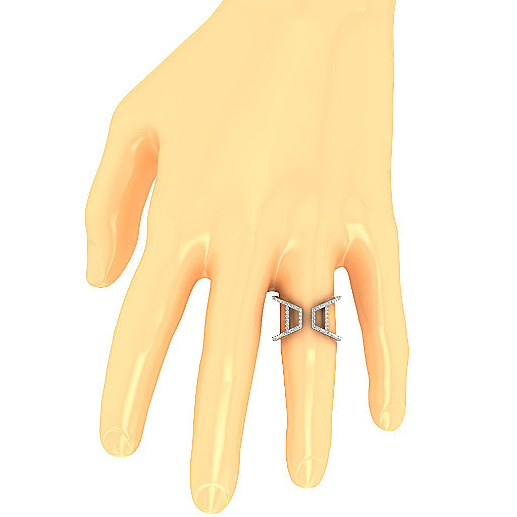 Natural Diamond Engagement Ring SI1 G 0.50 Ct Prong Set 14k Yellow Gold 14.00 MM