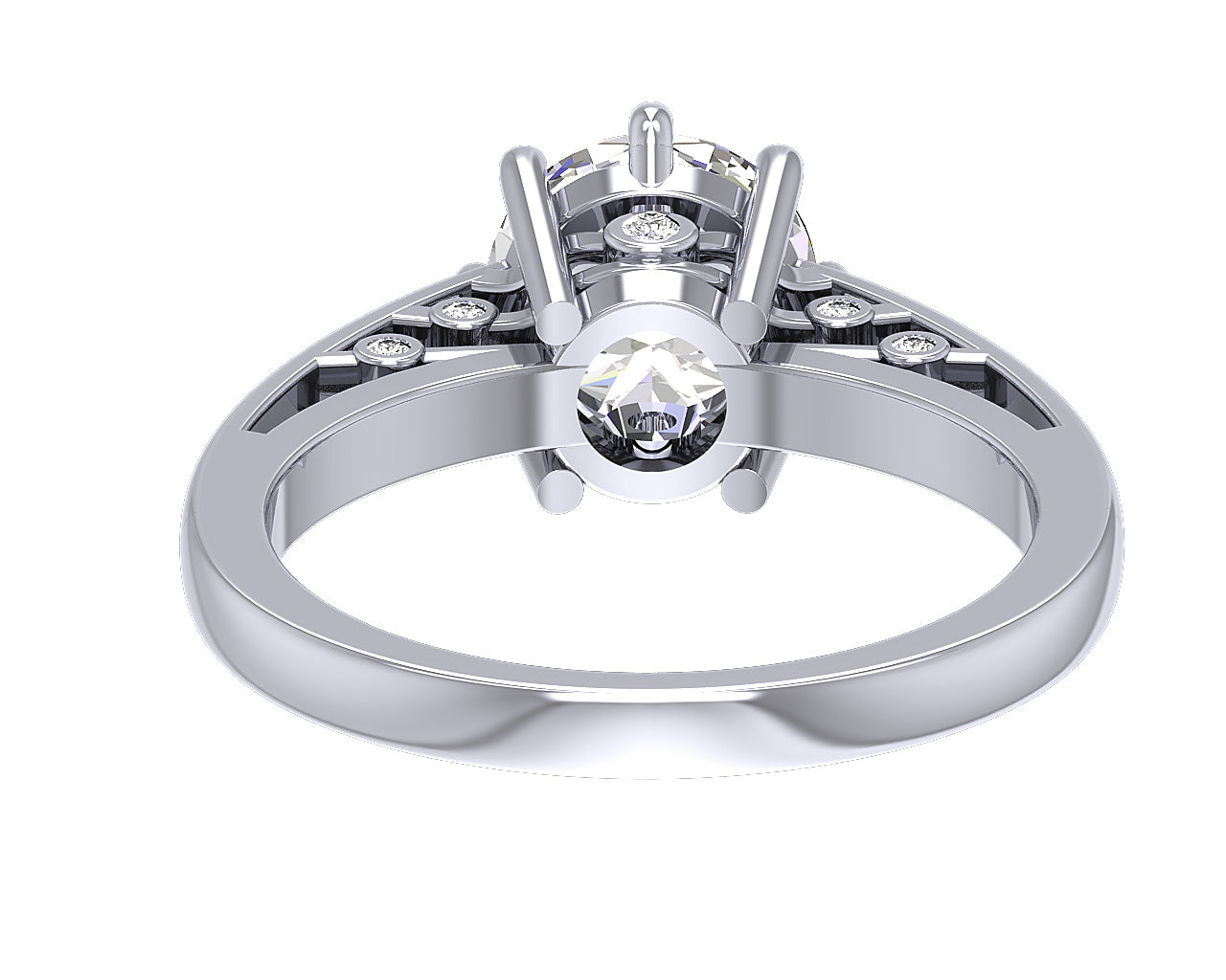 Big Solitaire Round Cut Diamond Engagement Ring I1 G 1.60 Carat 14K Solid Gold