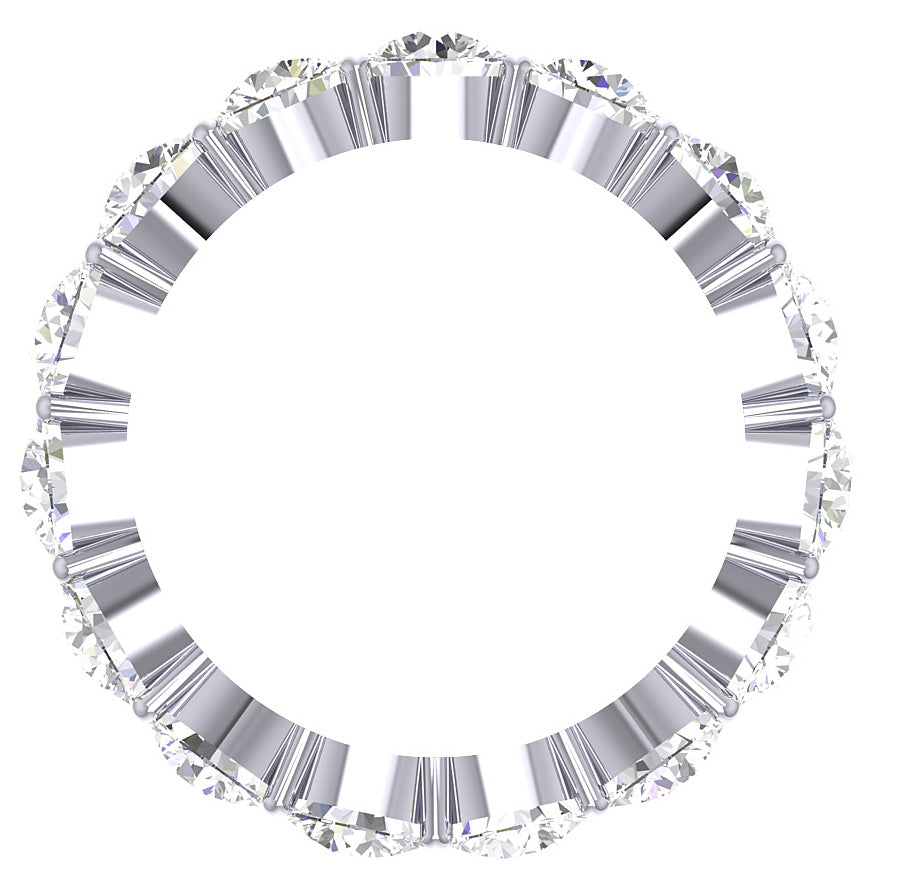 Diamond For Good Eternity Band Engagement Ring Diamond I1 G 5.00 Carat 14K Gold