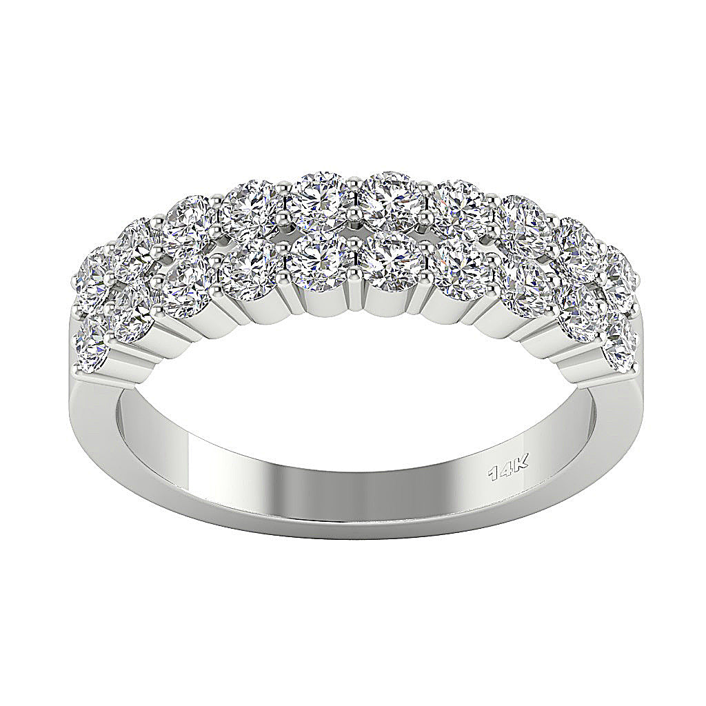 Engagement Ring Natural Diamond SI1 G 2.10 Ct 14K Rose Gold Prong Set