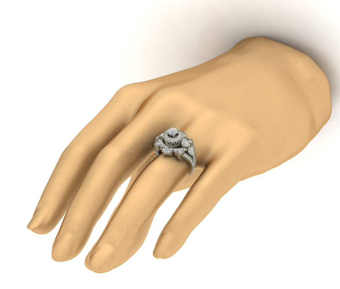 Best Wedding Band Solitaire Engagement Ring SI1 G 1.20 Carat Natural Diamond 14K Gold