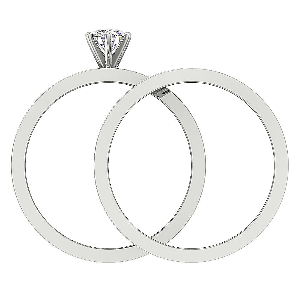 Diamond14kWhiteGoldRingFrontView