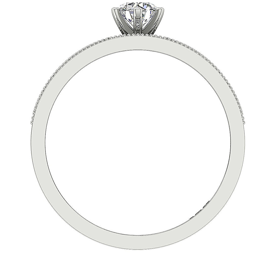DiamondWhiteGoldEngagementRingFrontView