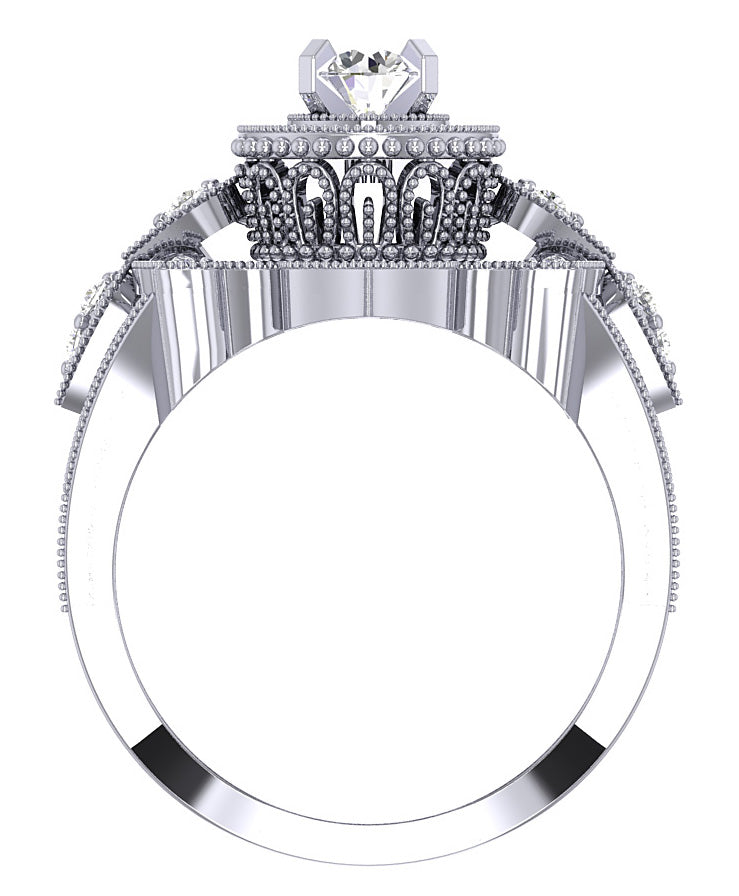 Best Wedding Band Solitaire Engagement Ring SI1 G 1.20 Carat Natural Diamond 14K Gold
