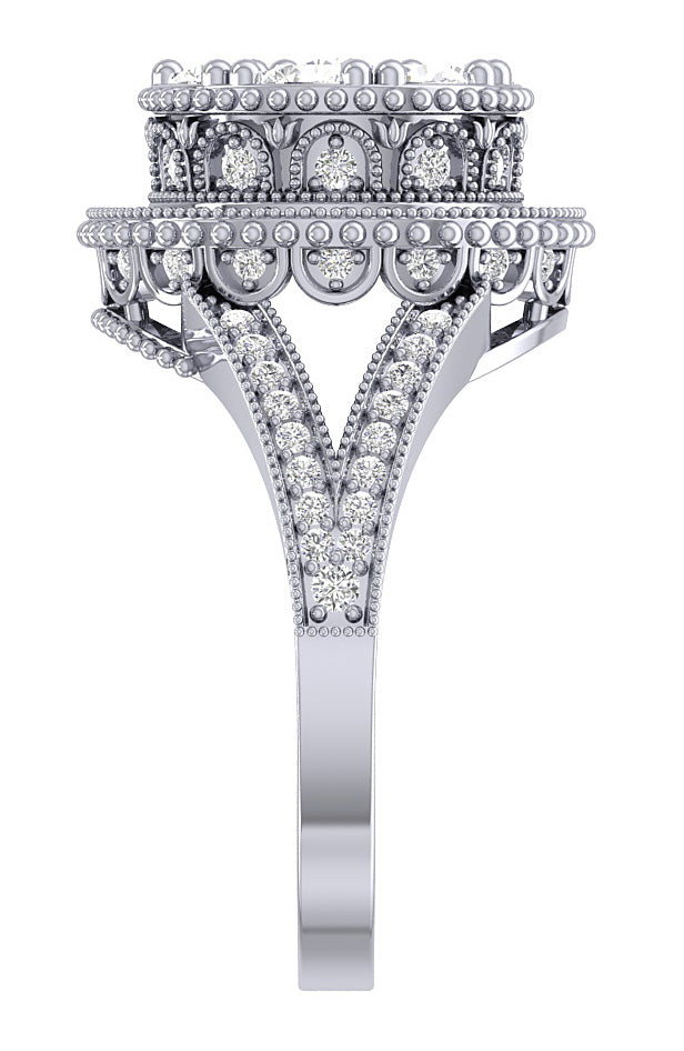 Diamond For Good Solitaire Diamond Engagement Ring I1 G 1.60 Carat 14K Rose Gold