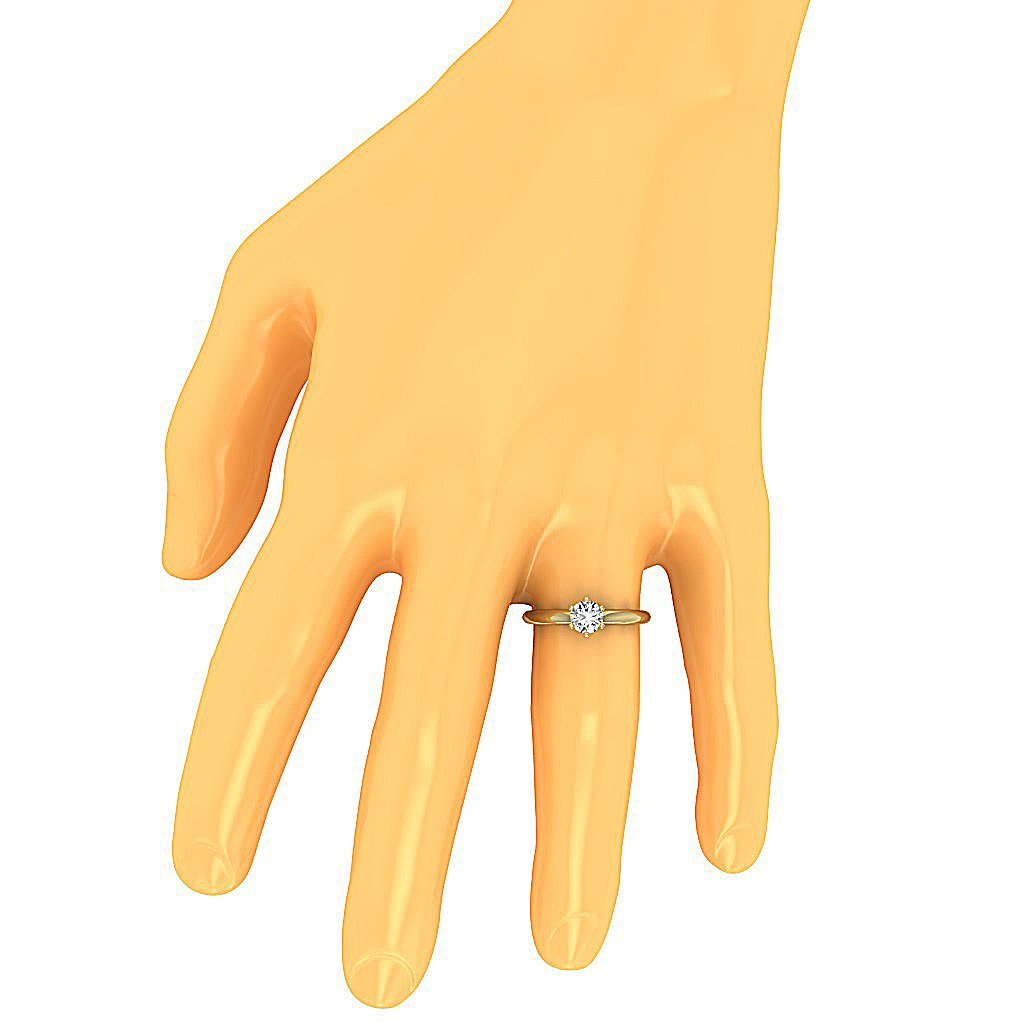 DiamondAnniversaryRingonFingerProngSet
