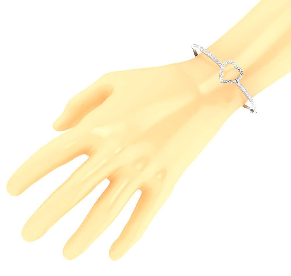 Diamond Bangles Round Diamonds VVS1/VS1/SI1/I1 1.60 Ct 14k/18k White Yellow Rose Gold