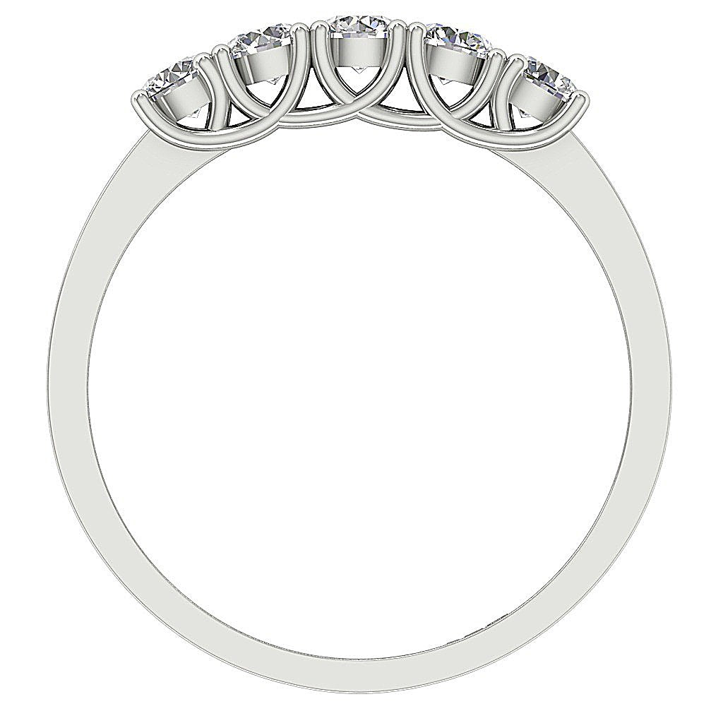 Diamond14kWhiteGoldRingFrontView