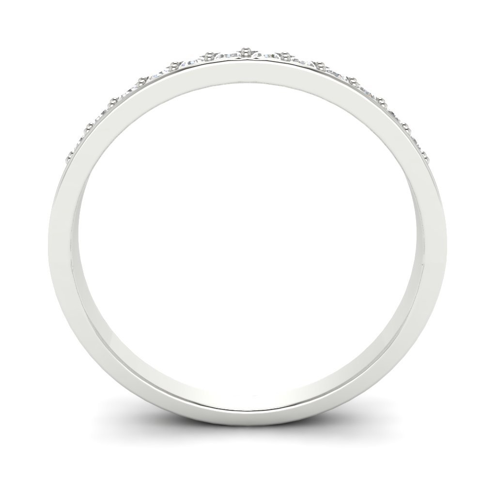 14k White Yellow Rose Gold Petite Engagement Ring I1 G 0.25 Ct Round Diamond Prong Set 2.45MM