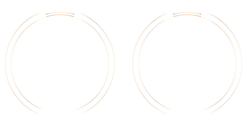 The Harrison Round Cut Inside Outside Channel Set Hoops Earring 14K Solid Gold