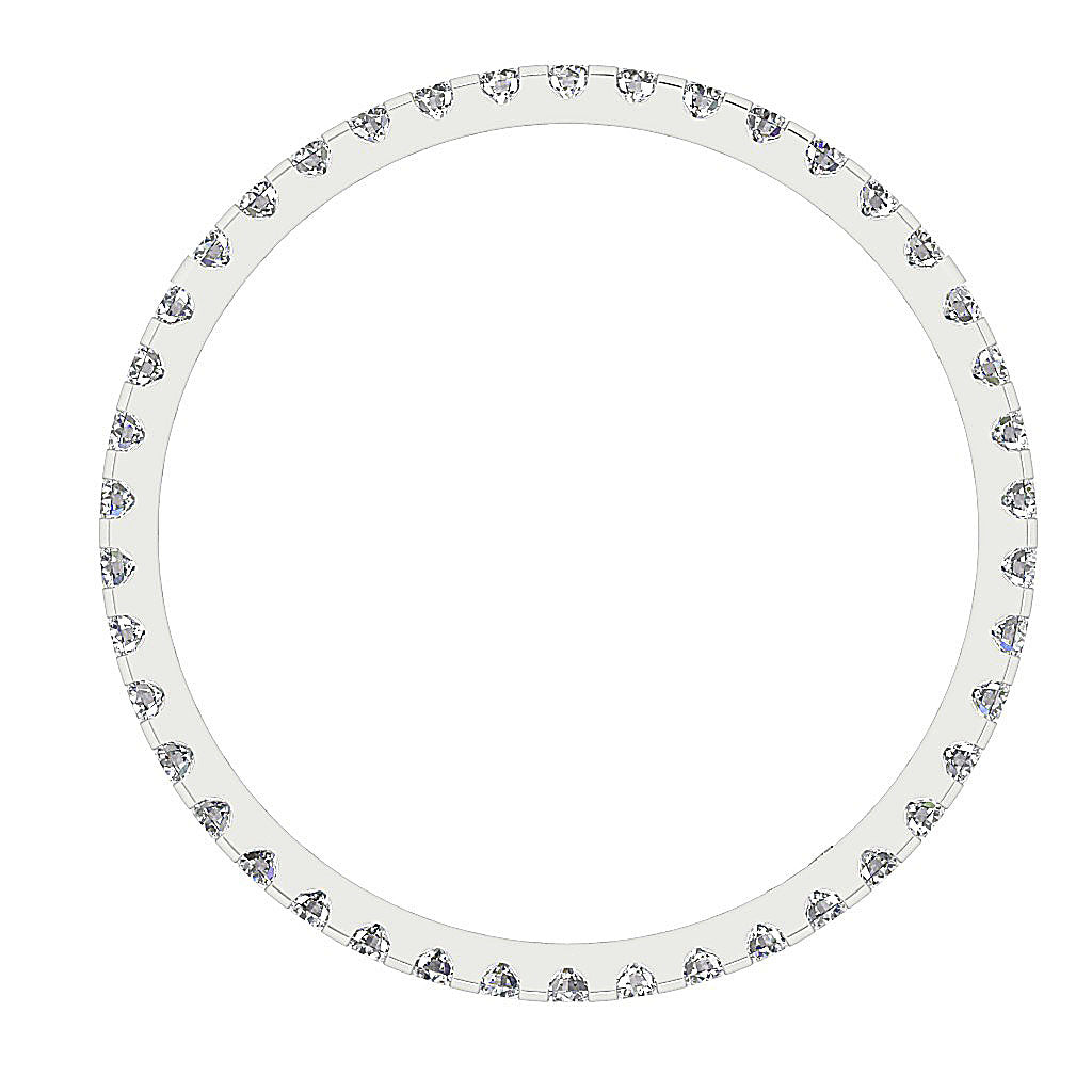 The Jensen Stackable Eternity Ring Band Natural Diamond 14K Gold