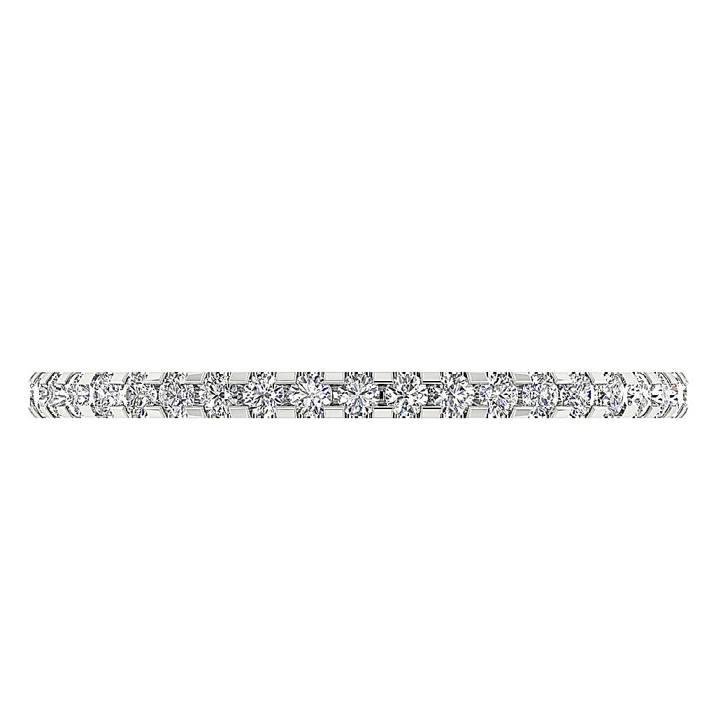 The Jensen Stackable Eternity Ring Band Natural Diamond 14K Gold