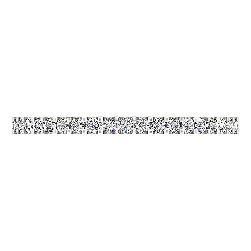 The Khalil White Yellow Rose Gold Full Eternity Diamond Ring For Her
