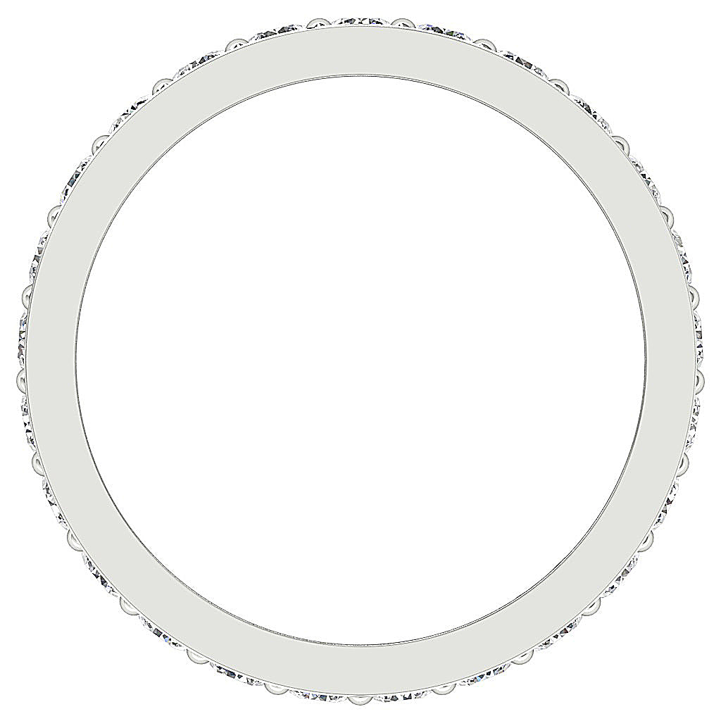 The Javier Beautiful Natural Diamond Full Eternity White Gold Ring For Her