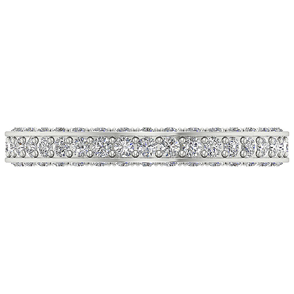 The Maximus Enthralling Round Brilliant Cut Diamond 14K Gold Eternty Ring