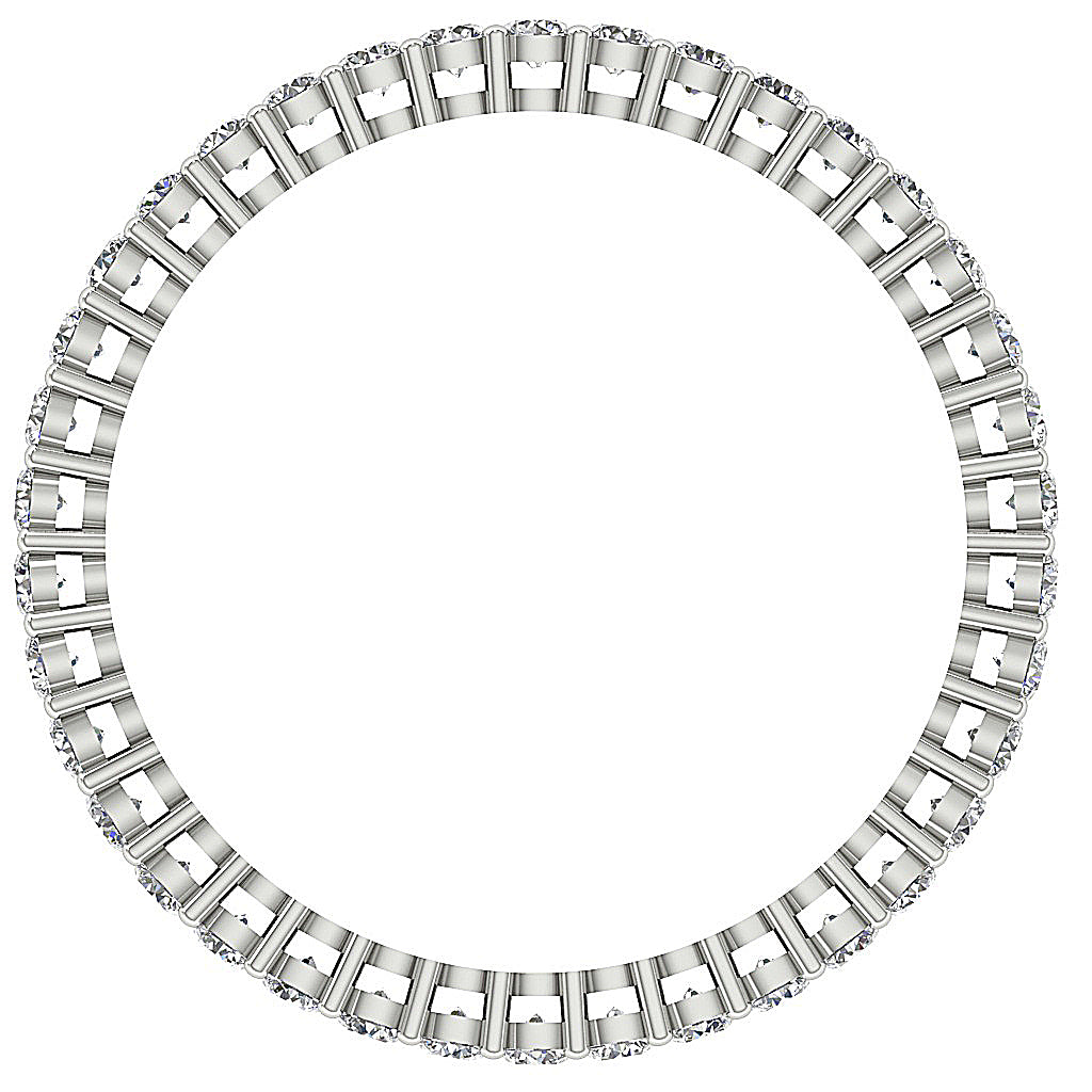The Marshall Infinite Sparkle Round Diamond 14K Gold Eternity Ring
