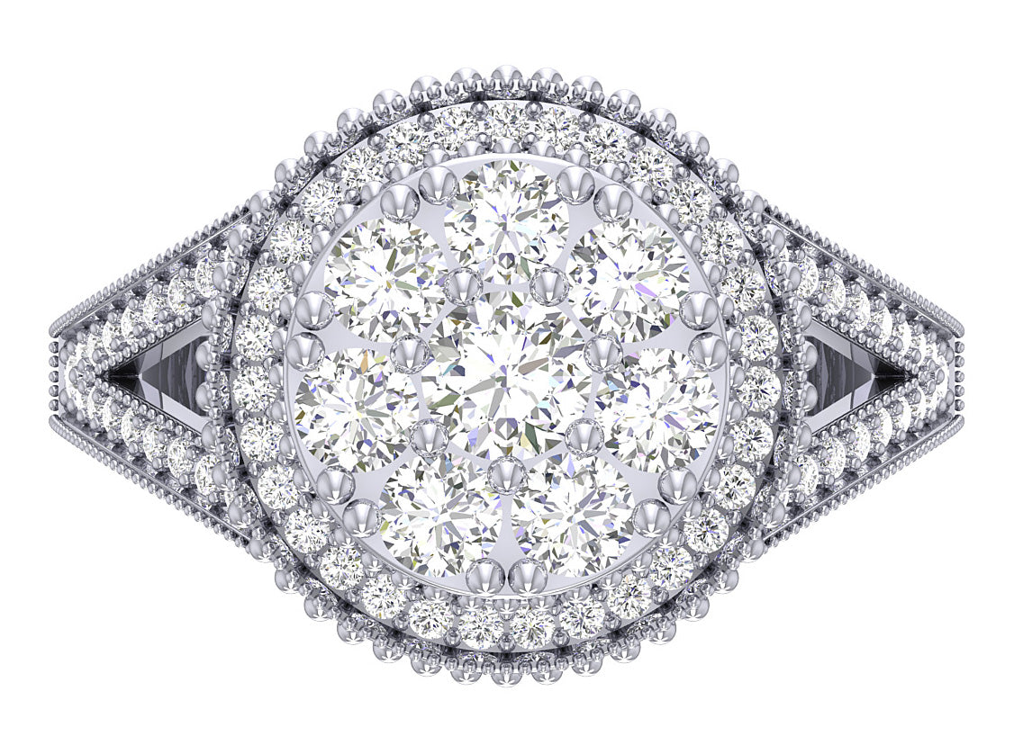 Diamond For Good Solitaire Diamond Engagement Ring I1 G 1.60 Carat 14K Rose Gold