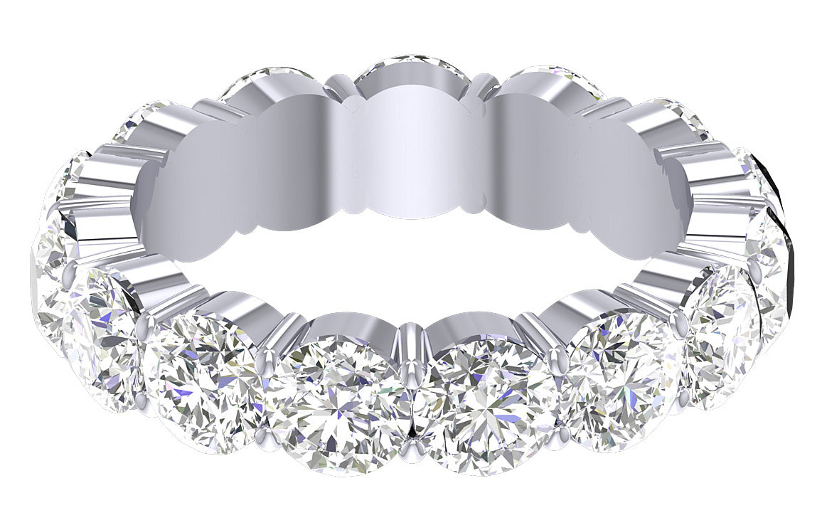 Diamond For Good Eternity Band Engagement Ring Diamond I1 G 5.00 Carat 14K Gold