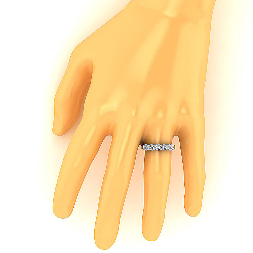 The Rodrigo White Gold Classic Five Stone Diamond Engagement Ring